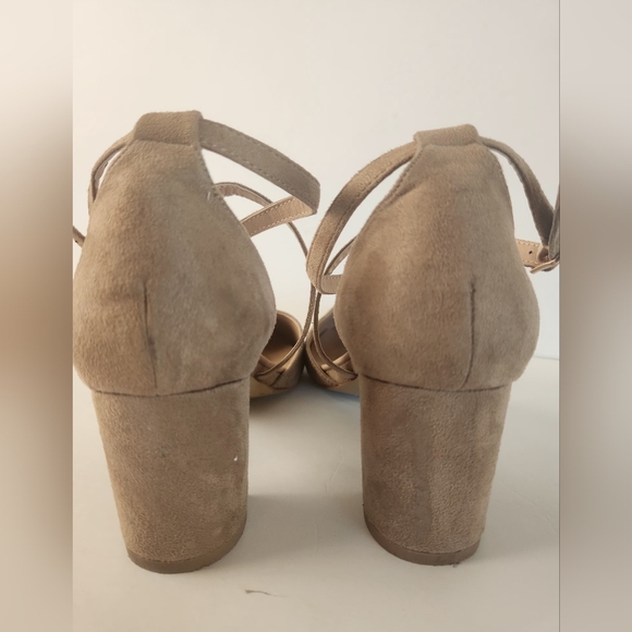 Womens Foster Tru Comfort Foam Almond Toe Block Heel Pumps Size 8.5 - Picture 5 of 9